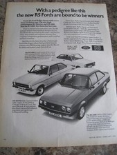 RS FORDS RALLYE SPORT RS