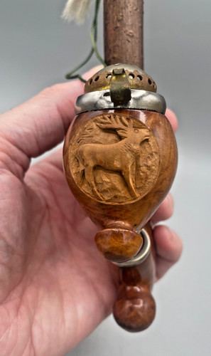 Vintage bohemian smoking pipe - vintage,