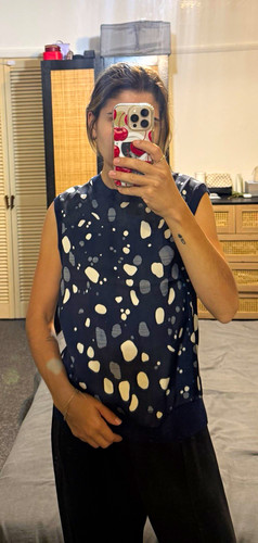 Ted baker navy white abstract - ted,