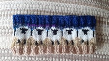 Hand Knitted Headband Ear