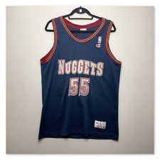 Vintage Champion Nuggets Basketball Jersey XL Mutombo 55 Vest Sports NBA USA