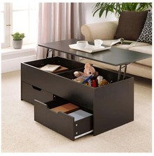 Wooden Coffee Table With Lift