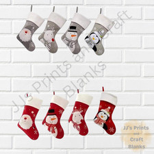 Luxury large Christmas stockings 8 varieties