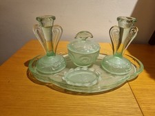 Green Glass Butterfly flower