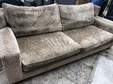 Leopard print look  Large 2 Seater Sofa