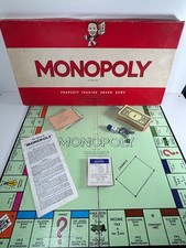 MONOPOLY Vintage Board Game John Waddington Ltd Property Trading Classic Family
