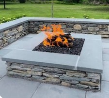 Quality custom build Outdoor Square Firepit Burner kit Gas COMPLETE DIY KIT