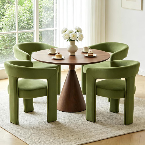 Barrel dining chairs - of, 4