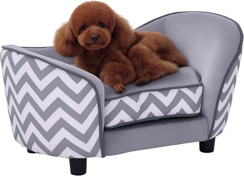 Raised dog bed - raised, plush