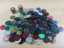 12x Assorted Retro 90’s POGS SLAMMERS inc. Metal Chupa Chups