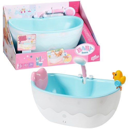 Baby born bath tub with - born,