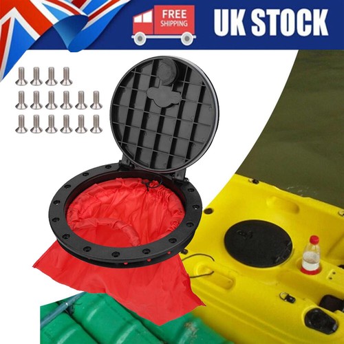 Kayak deck plate kit hatch - 8",