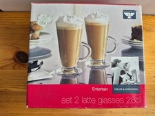 Ravenhead Entertain Set Of 2 Latte Glasses 28cl
