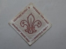 Venture Scout Veteran Car Rally Whiteley Wood Hall Sheffield 1967 Badge