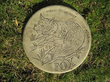 Fox Stepping Stone Garden Ornament