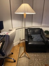 Mid Century Teak Floor Standard Lamp