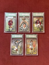 1999 Panini Japan Limited Set Roberto Baggio Lot of 5 Graded Cards