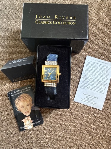 Vtg joan rivers classic watch - rivers,
