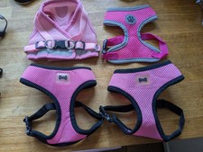 Bundle of 4 dog harnesses size small