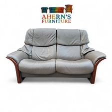 LARGE Grey Leather Ekornes