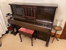 Upright Piano and Stool  (1950's)