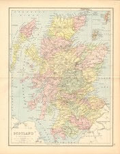 'Scotland; Inset map of Orkney