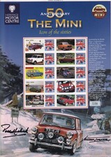 The MINI 50TH Ann Smiler Sheet