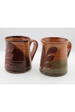 Studio Pottery Mugs Set of 2