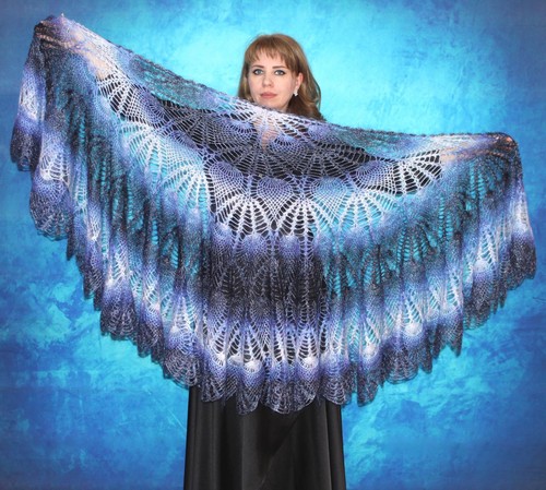 Bright lilac warm crochet