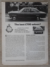 Vauxhall Viva SL 90 Saloon Road Test Brochure 1967 - Motor Magazine