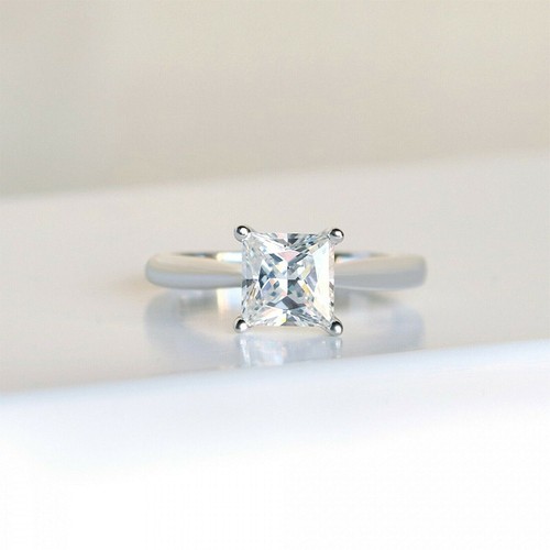Princess cut solitaire - princess,