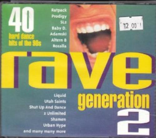 Various rave generation 2 cd - rave,