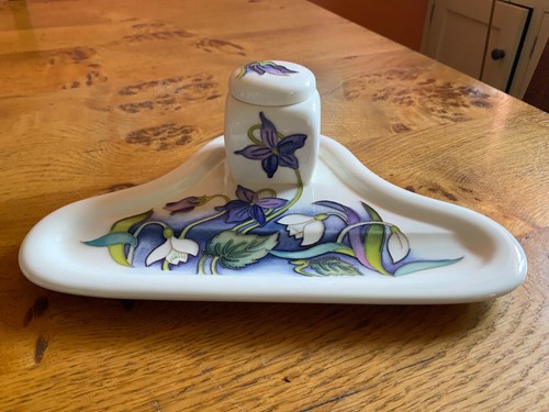 Moorcroft pottery inkwell - moorcroft,