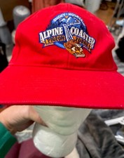 Unisex SMOKY MOUNTAIN ALPINE COASTER PIGEON FORGE HAT Red  ADJUSTABLE VGC A4