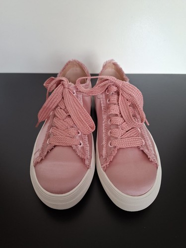 Faith satin pink lace - pink, up