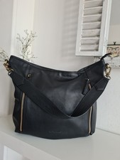 Rowallan Black Leather Bag