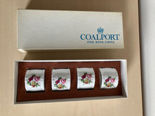 Coalport Ludlow design Fine bone china set of 4 napkin rings