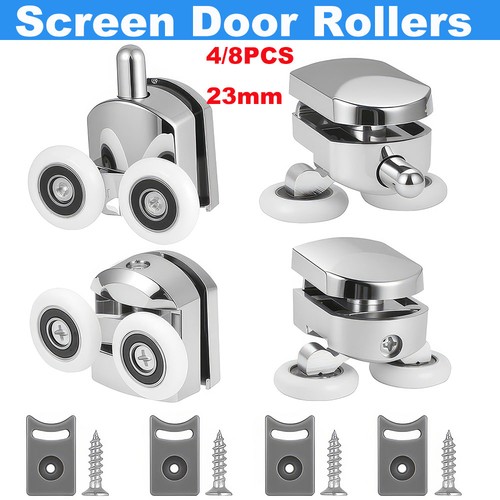 8pcs 23mm shower door - door, wheels