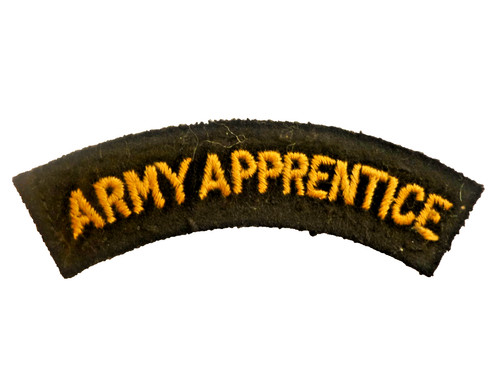 Army apprentice cloth shoulder - army,