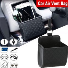 Car Storage Bag Phone Holder Vehicle Air Vent Organizer Box Holder Accessories