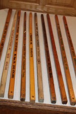 10 Vtg Antique Old Tapered