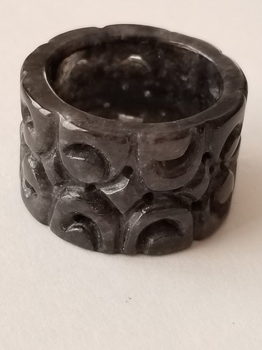 Chinese carved rare black jade - chinese,
