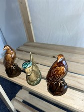 3 x Beswick Beneagles Scottish Whisky Miniature Decanters Nessie & Golden Eagles