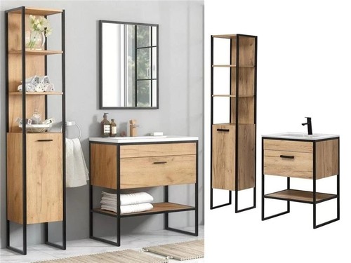 Bathroom cabinet set tall - bathroom,