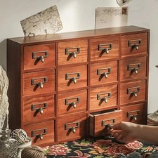 16 Drawer Wooden Desk Drawer