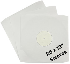 25 x 12" Inch White Paper