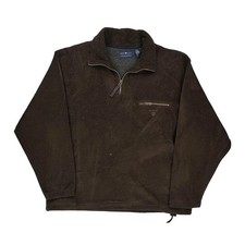 Gant Fleece - Large Brown Polyester