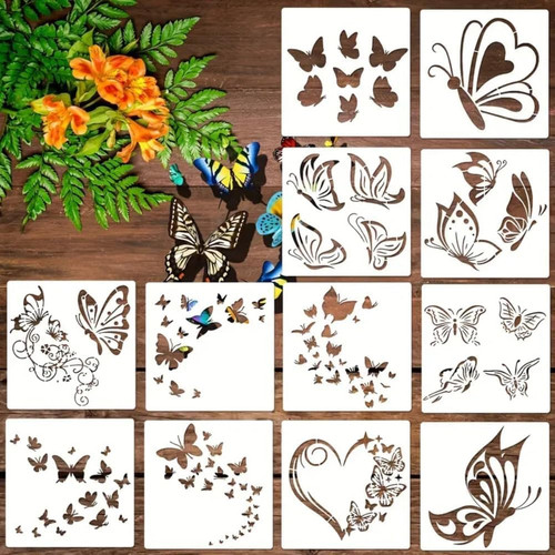 Reusable stencils for - stencils, painting