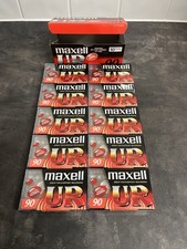 10 x MAXELL UR 90 Blank Audio