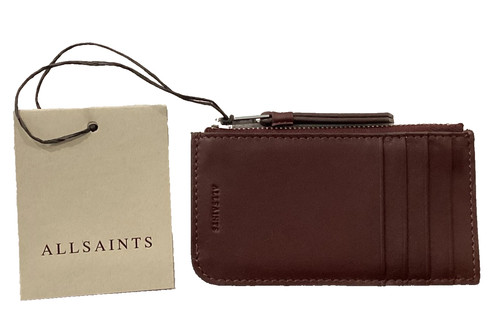 Allsaints leather cardholder - allsaints,